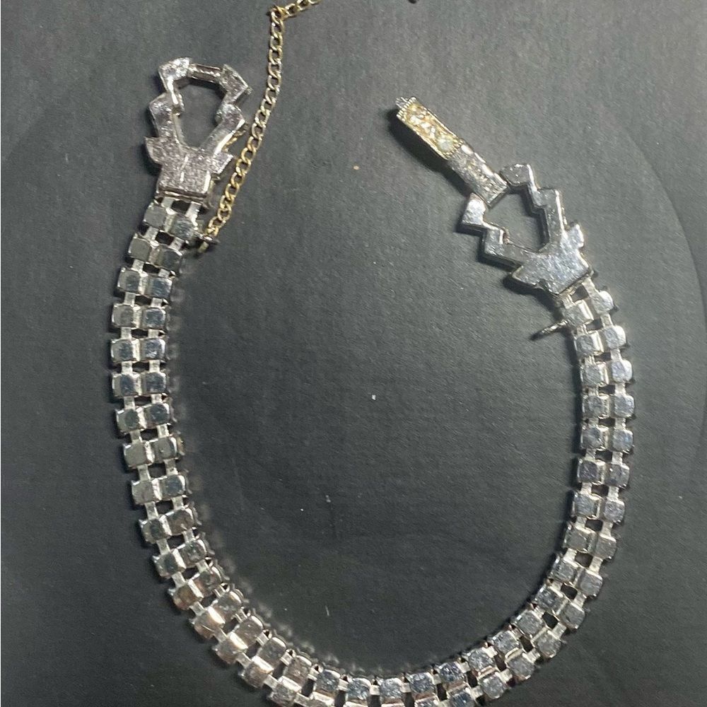 Vintage Kramer Rhinestone Bracelet - Picture 3 of 4